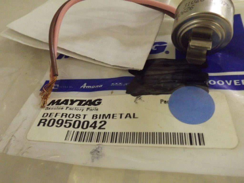 MAYTAG WHIRLPOOL REFRIGERATOR R0950042 DEFROST BIMETAL NEW MAYTAG WHIRLPOOL REFRIGERATOR R0950042 DEFROST BIMETAL NEW